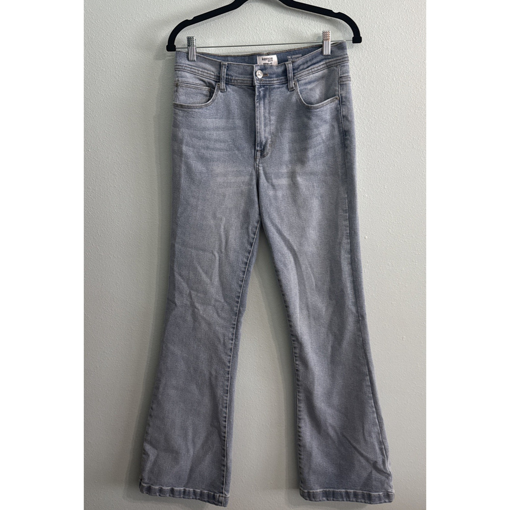 Kensie Jeans The Savannah High Rise Flare‎ Light Blue Jeans Size 8/29